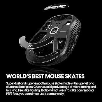 pulsar Xlite V3 ワイヤレスマウス サイズ2 / ガラスソール Amazon.co.jp: Superglide(Type S) マウスソール for Pulsar